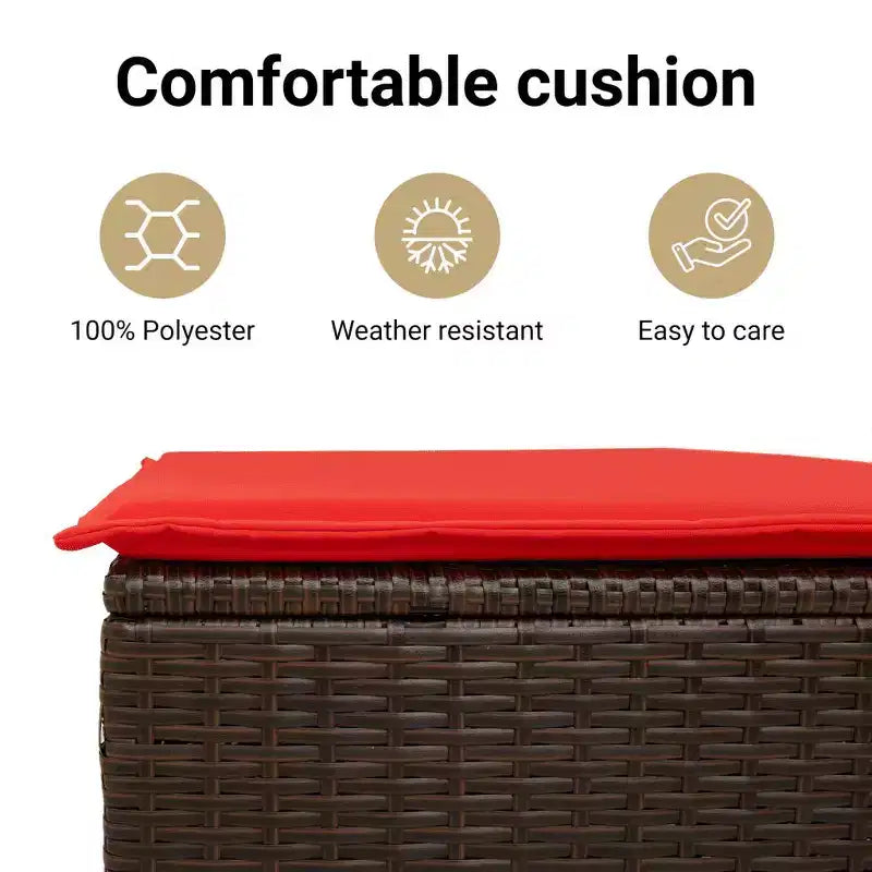 vidaXL Ensemble de canapés de jardin résine tressée, acier revêtu par poudre, polyester