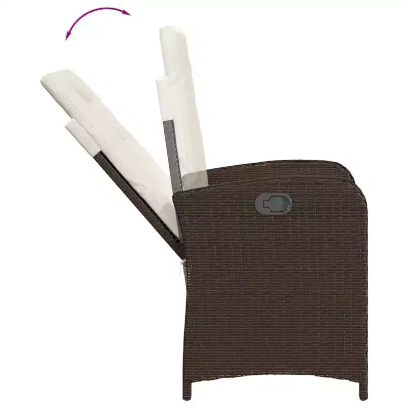 vidaXL Ensemble repas d'extérieur avec coussins en plusieurs coloris
