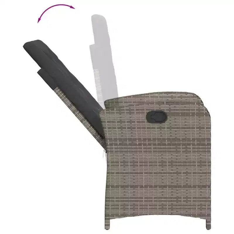 vidaXL Ensemble repas d'extérieur avec coussins en plusieurs coloris