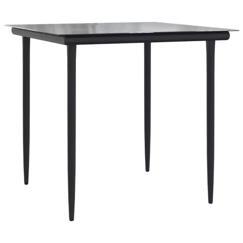 vidaXL Ensemble repas de jardin en textilène et acier
