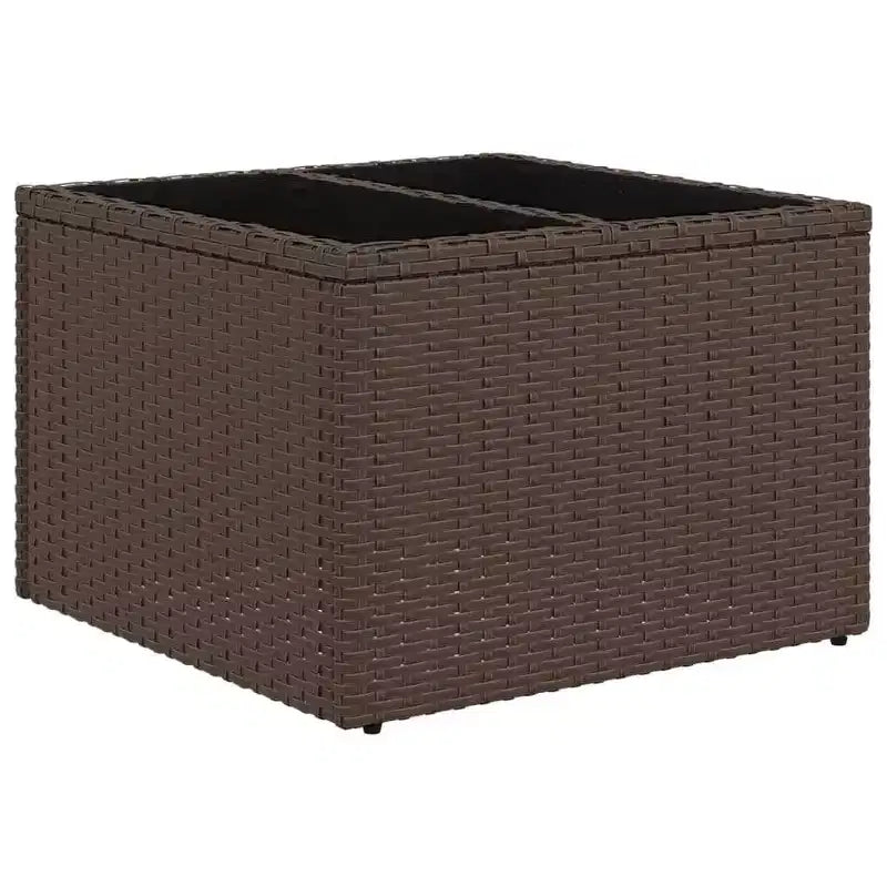 vidaXL Salon de jardin avec coussins - Mobilier d'extérieur moderne en résine tressée