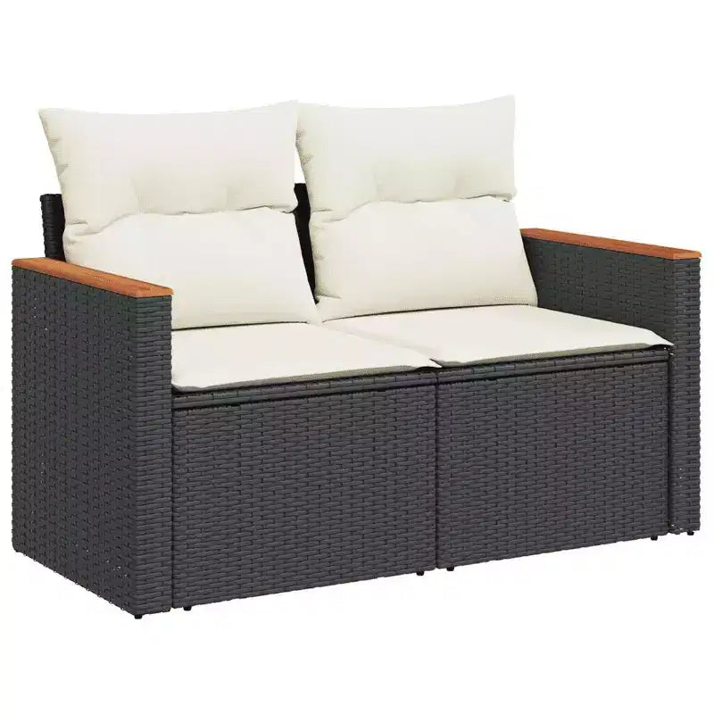 vidaXL Salon de jardin avec coussins - Plusieurs coloris