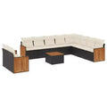 vidaXL Garden Sofa Set PE rattan set Modular
