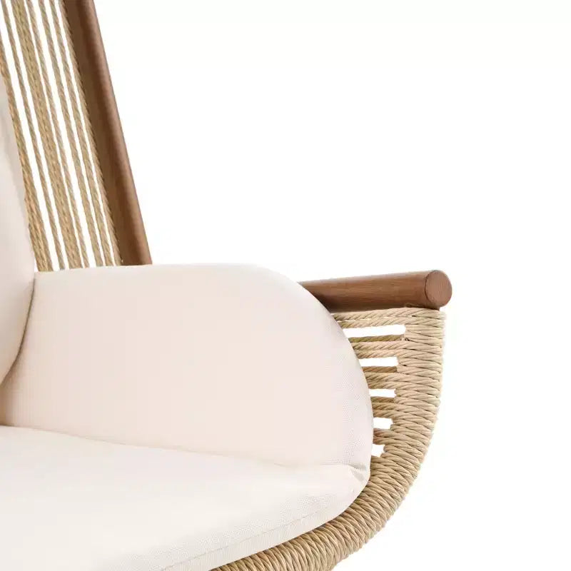 Christopher Knight Home Christine Ensemble de patio moderne en métal avec chaises berçantes et plateau de table en céramique