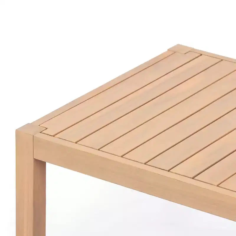Ensemble de sièges de patio moderne 5 pièces Christopher Knight Home Panupong en bois d'acacia avec dossier tressé en corde et coussins
