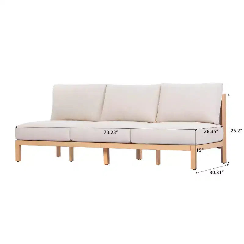 Ensemble de sièges de patio moderne 5 pièces Christopher Knight Home Panupong en bois d'acacia avec dossier tressé en corde et coussins