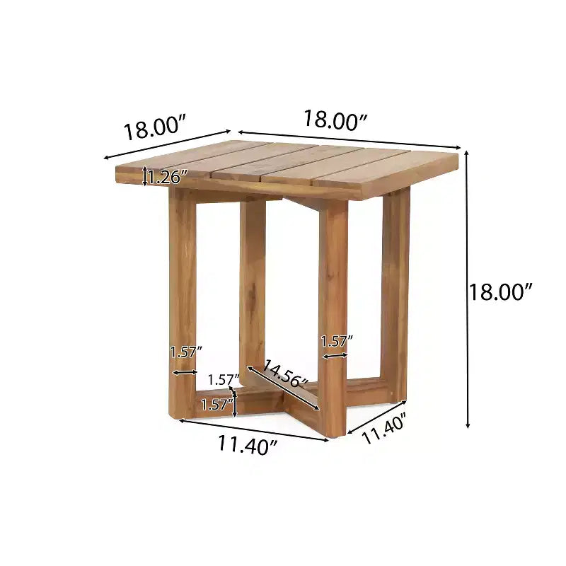 Ensemble de deux chaises pivotantes et une table d'appoint Christopher Knight Home Hiroshi en acacia, au design moderne avec corde tressée à la main