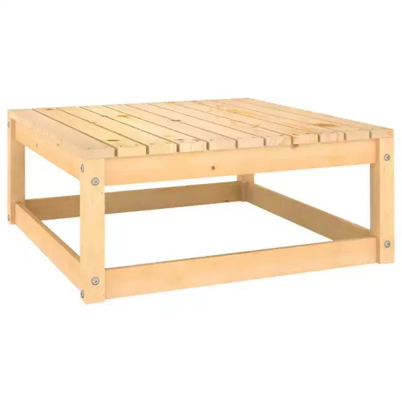 vidaXL Salon de jardin Pin massif Pin naturel Bois massif Modularité moyenne