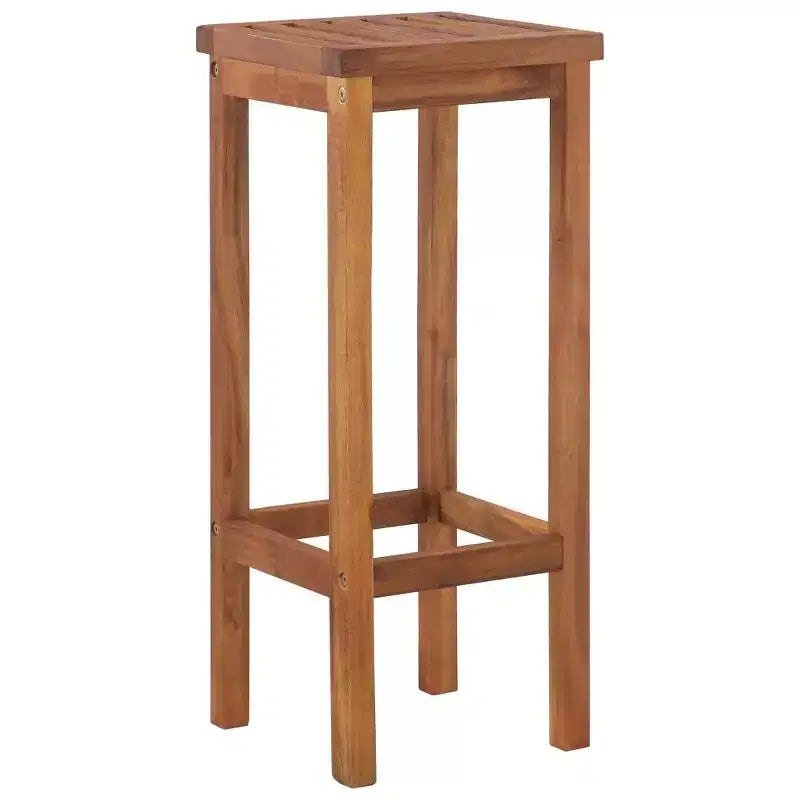 vidaXL Ensemble de bar de jardin Bois naturel Bois d'acacia massif avec une finition huilée
