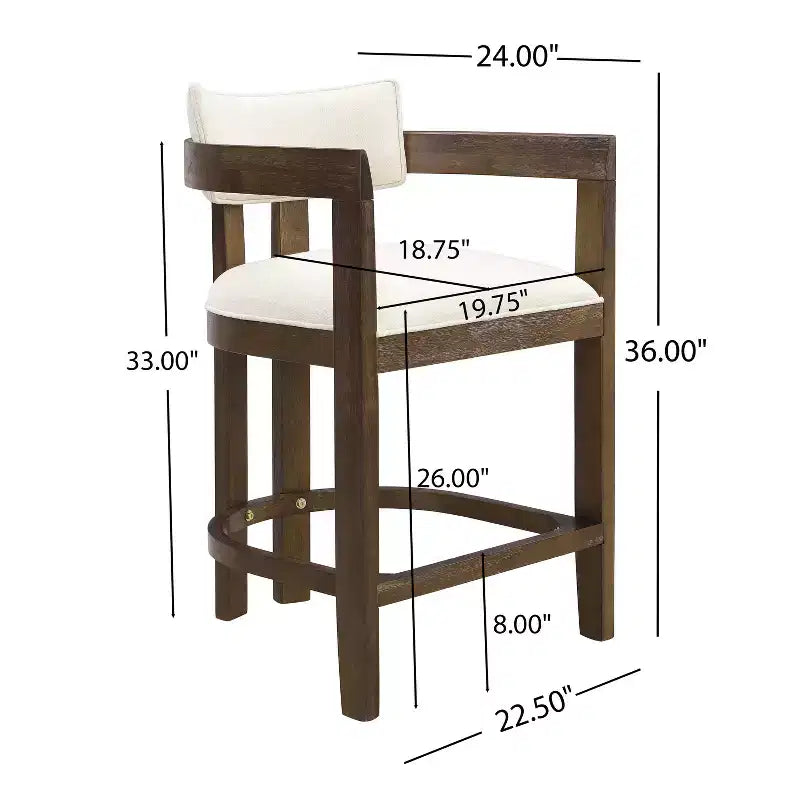 Christopher Knight Home Heini, ensemble de salle à manger moderne 5 pièces en bois avec table à pied central et pieds en bois d'hévéa