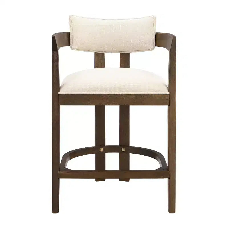 Christopher Knight Home Heini, ensemble de salle à manger moderne 5 pièces en bois avec table à pied central et pieds en bois d'hévéa