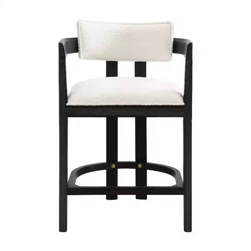 Christopher Knight Home Heini, ensemble de salle à manger moderne 5 pièces en bois avec table à pied central et pieds en bois d'hévéa