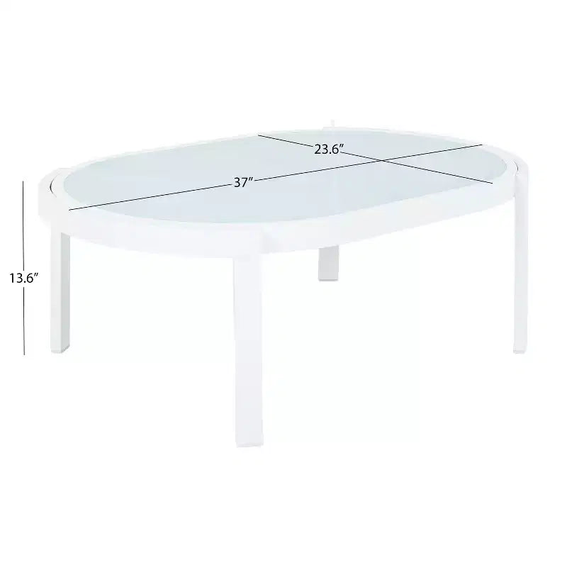 ModernLuxe Ensemble de canapé d'extérieur 4/5 pièces Meubles de conversation pour terrasse Groupe de sièges avec table basse, coussins résistant aux intempéries et cadre résistant à la rouille