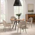 Jolana 45 Round Dining Table and Upholstered Dining Chairs Set - iNSPIRE Q
