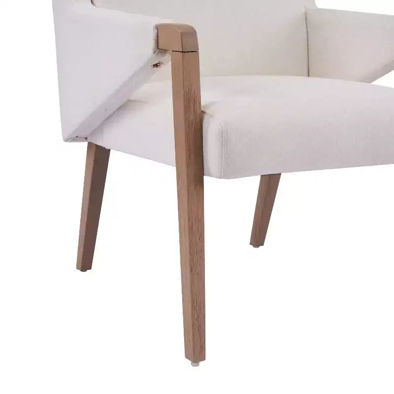 Chaises de salle à manger rembourrées Christopher Knight Home Misaw, 7 pièces, style Mid-Century avec table extensible