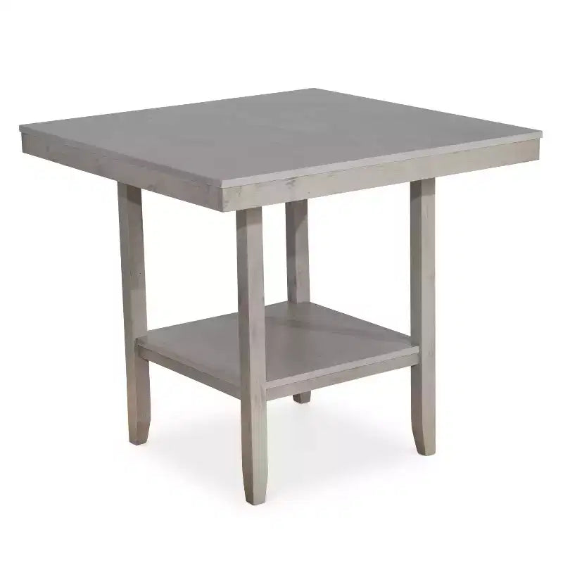 Ensemble de salle à manger 5 pièces Dothan hauteur comptoir gris antique Home Design