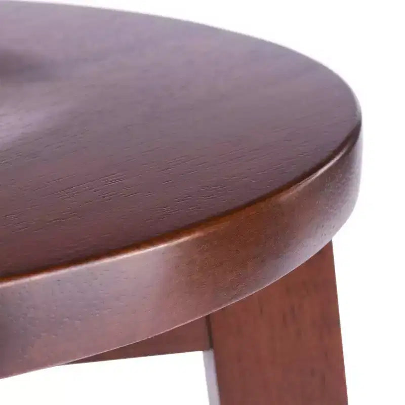 Ensemble repas Pauline 3 pièces Noyer - Winsome : Bois massif, Table carrée, 2 chaises