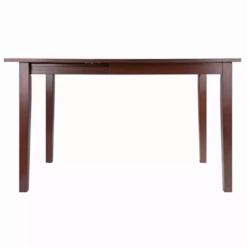 Ensemble de table à manger pliable Perrone 3 pièces avec chaises à dossier ajouré Noyer - Winsome : Design compact et peu encombrant pour 4 personnes