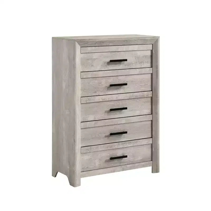 Ensemble de chambre à coucher 5 pièces Keely Panel blanc – Picket House Furnishings