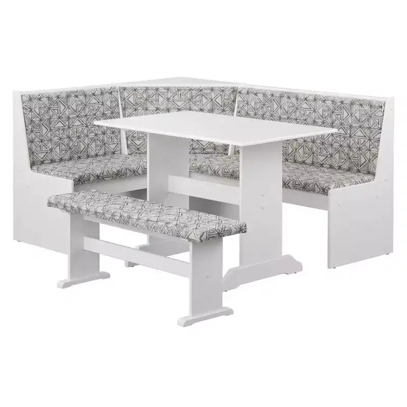 3pc Lacey Upholstered Nook Set - Buylateral