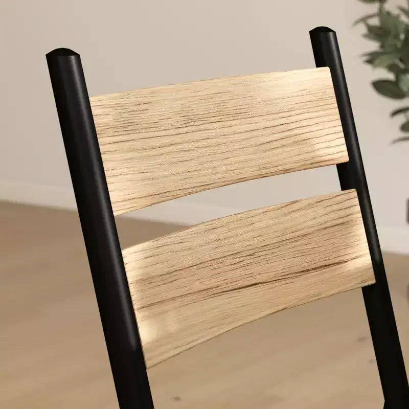 Ensemble de salle à manger 3 pièces HOMCOM avec 2 chaises assorties et design polyvalent pour petits espaces