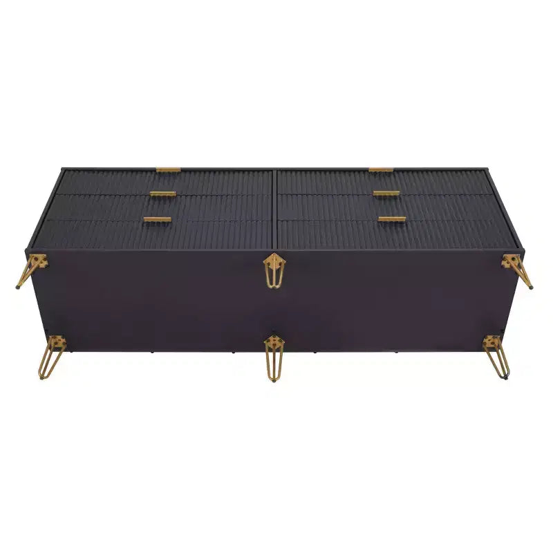 Ensemble 3 pièces Manhattan Comfort Dumbo comprenant une commode à 5 tiroirs, une commode à 6 tiroirs et une table de chevet