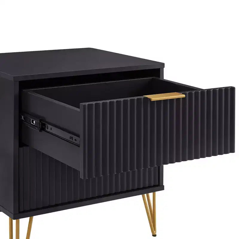 Ensemble 3 pièces Manhattan Comfort Dumbo comprenant une commode à 5 tiroirs, une commode à 6 tiroirs et une table de chevet