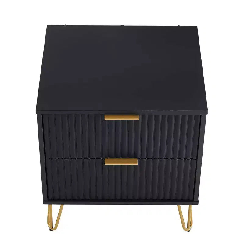 Ensemble 3 pièces Manhattan Comfort Dumbo comprenant une commode à 5 tiroirs, une commode à 6 tiroirs et une table de chevet