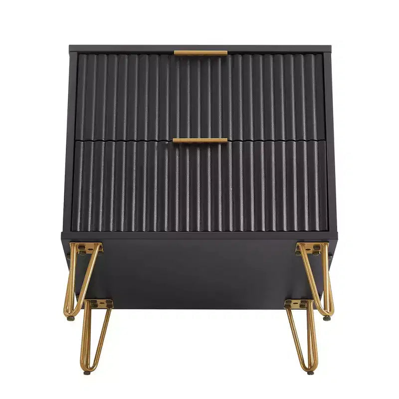 Ensemble 3 pièces Manhattan Comfort Dumbo comprenant une commode à 5 tiroirs, une commode à 6 tiroirs et une table de chevet