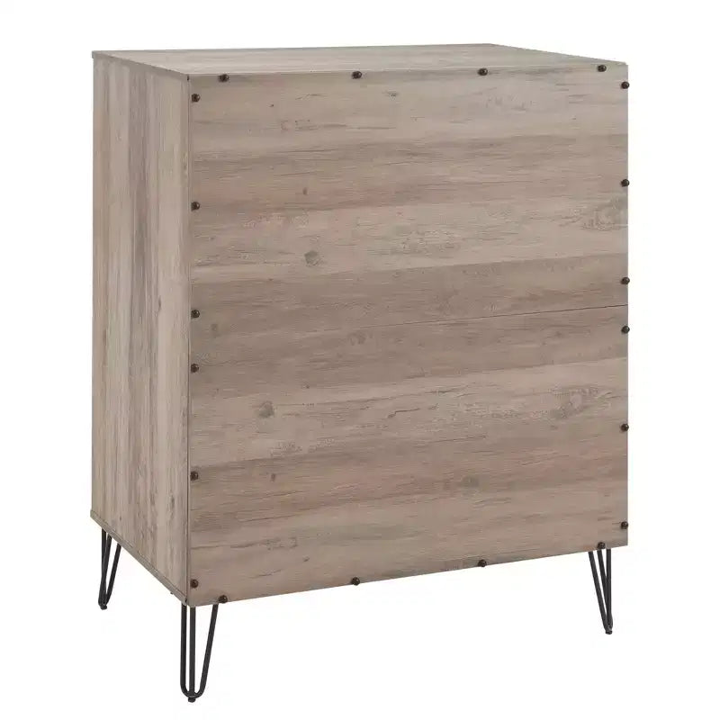 Ensemble 3 pièces Manhattan Comfort Dumbo comprenant une commode à 5 tiroirs, une commode à 6 tiroirs et une table de chevet