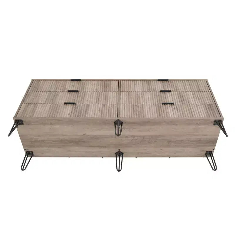 Ensemble 3 pièces Manhattan Comfort Dumbo comprenant une commode à 5 tiroirs, une commode à 6 tiroirs et une table de chevet