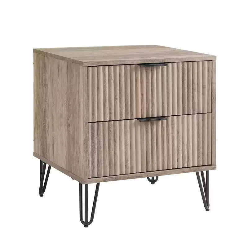 Ensemble 3 pièces Manhattan Comfort Dumbo comprenant une commode à 5 tiroirs, une commode à 6 tiroirs et une table de chevet