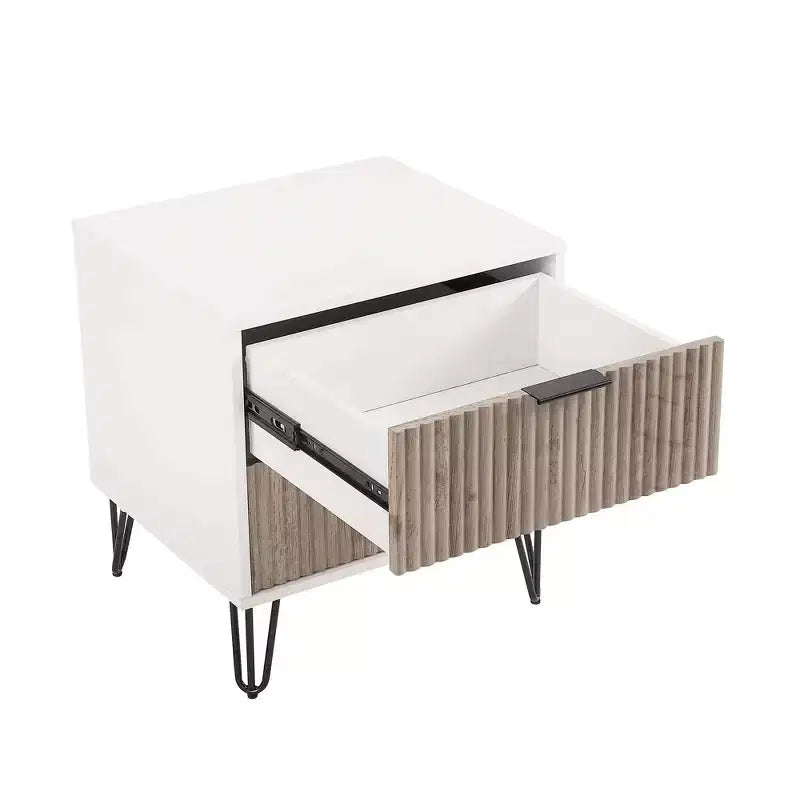 Ensemble 3 pièces Manhattan Comfort Dumbo comprenant une commode à 5 tiroirs, une commode à 6 tiroirs et une table de chevet