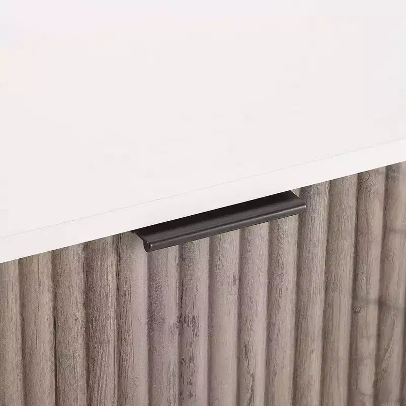 Ensemble de commodes Manhattan Comfort Dumbo 2 pièces moderne avec 5 tiroirs et 3 tiroirs