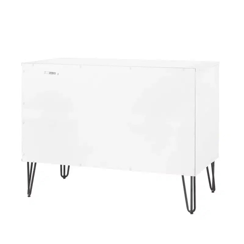 Ensemble de commodes Manhattan Comfort Dumbo 2 pièces moderne avec 5 tiroirs et 3 tiroirs