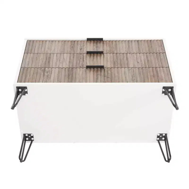 Ensemble de commodes Manhattan Comfort Dumbo 2 pièces moderne avec 5 tiroirs et 3 tiroirs