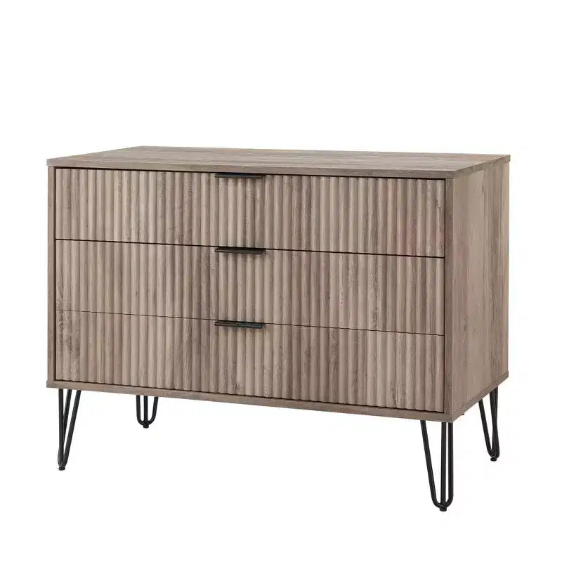 Ensemble de commodes Manhattan Comfort Dumbo 2 pièces moderne avec 5 tiroirs et 3 tiroirs