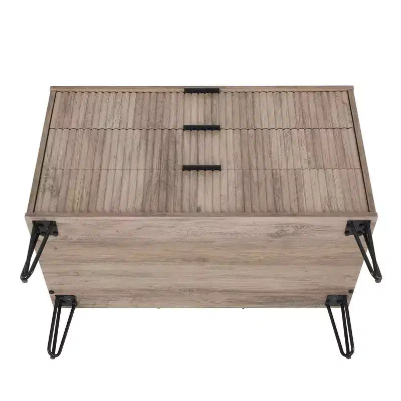 Ensemble de commodes Manhattan Comfort Dumbo 2 pièces moderne avec 5 tiroirs et 3 tiroirs