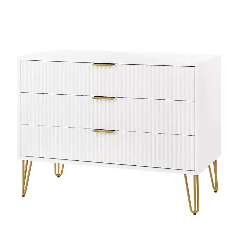 Ensemble de commodes Manhattan Comfort Dumbo 2 pièces moderne avec 5 tiroirs et 3 tiroirs