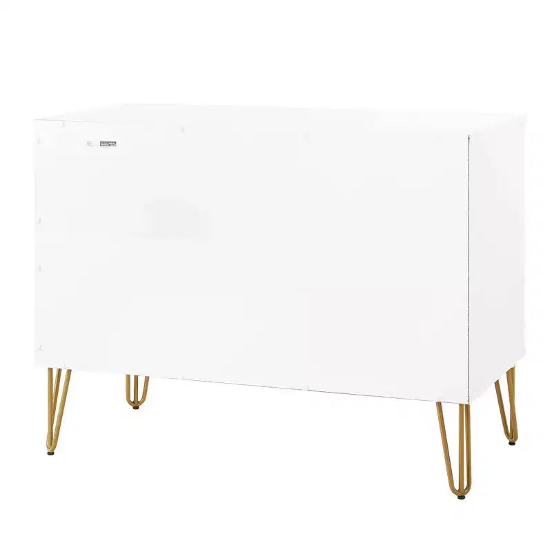 Ensemble de commodes Manhattan Comfort Dumbo 2 pièces moderne avec 5 tiroirs et 3 tiroirs