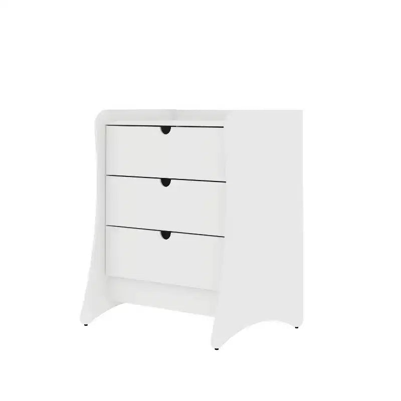 Ensemble de chambre à coucher Manhattan Comfort Coney avec commode et table de chevet 3 pièces