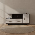 Alexis 48 Modern TV Stand with Storage & Cable Management for TVs up to 55- Espresso and Grey Two
