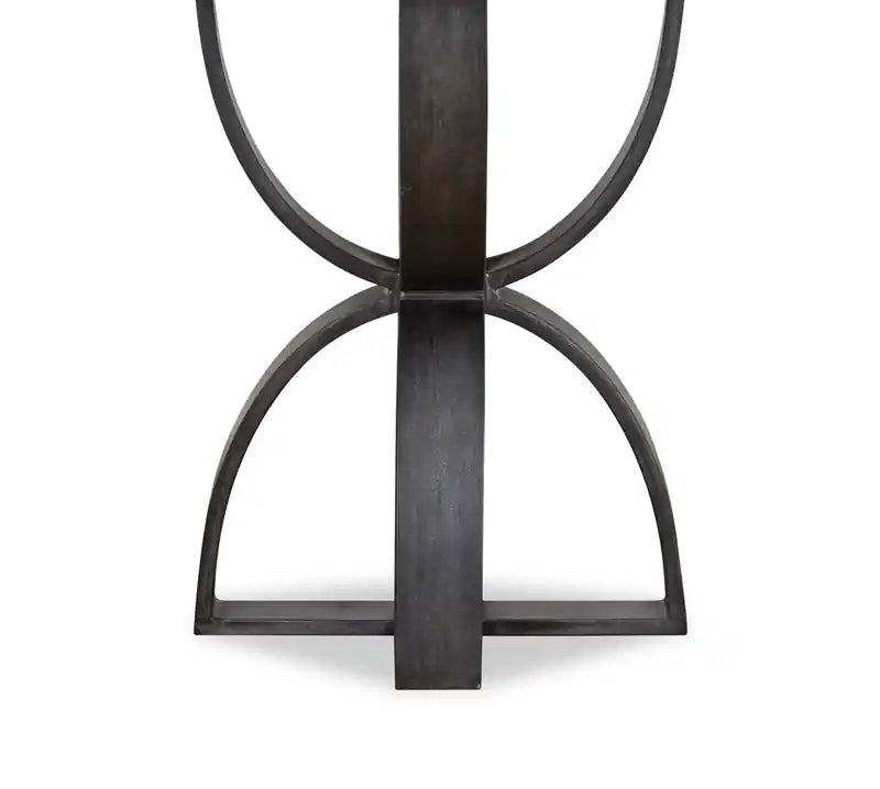20 table d'appoint ronde en bois massif industriel – Miel rustique