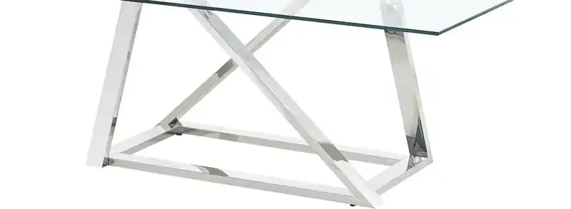 47 Table basse moderne en verre
