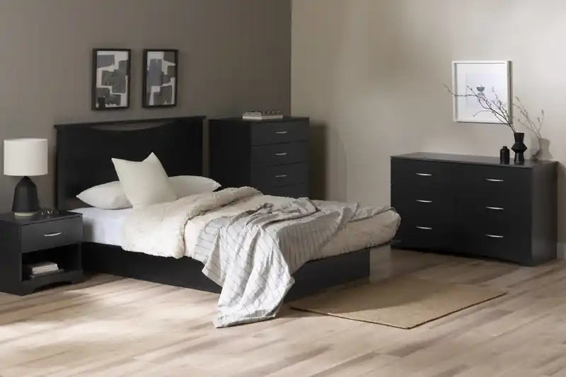 Tête de lit – Style moderne – Noir pur