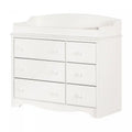Angel Changing Table With Removable Rim - Pure White
