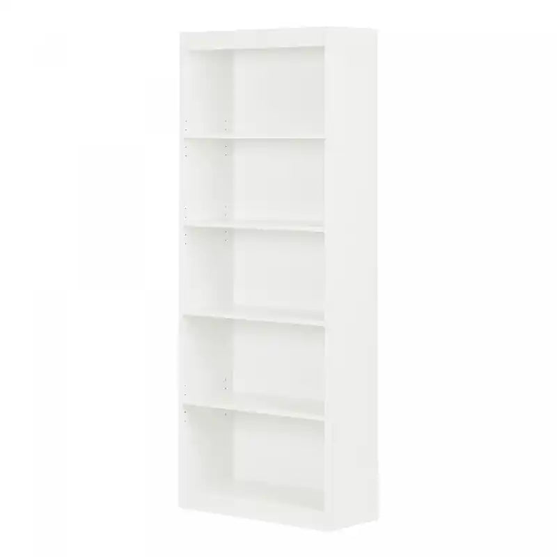 Axess 5-shelf Bookcase - Pure White