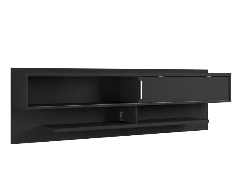 Manhattan Comfort Astor 70.86 Modern Floating Entertainment Center with Media Shelves