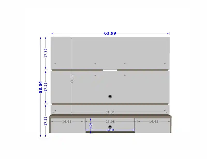 62,99 Support mural flottant pour centre de divertissement