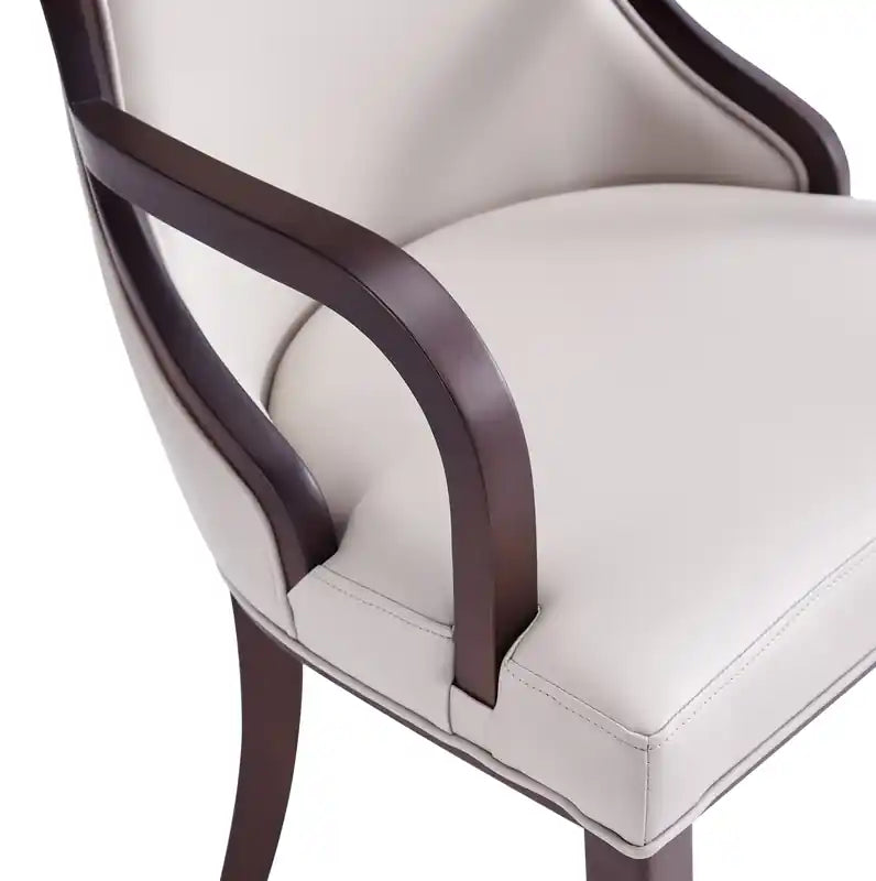 Chaise de salle à manger en similicuir